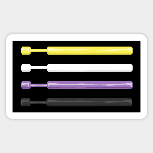 LARP - Nonbinary Boffer Sticker